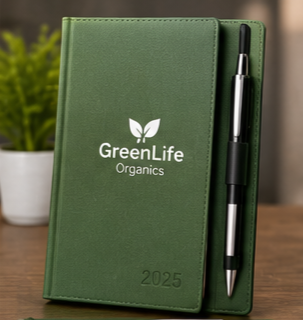 Diary With Pen Holder